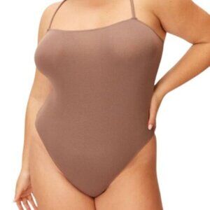 Lush Comfort Cami Bodysuit (Truffle)